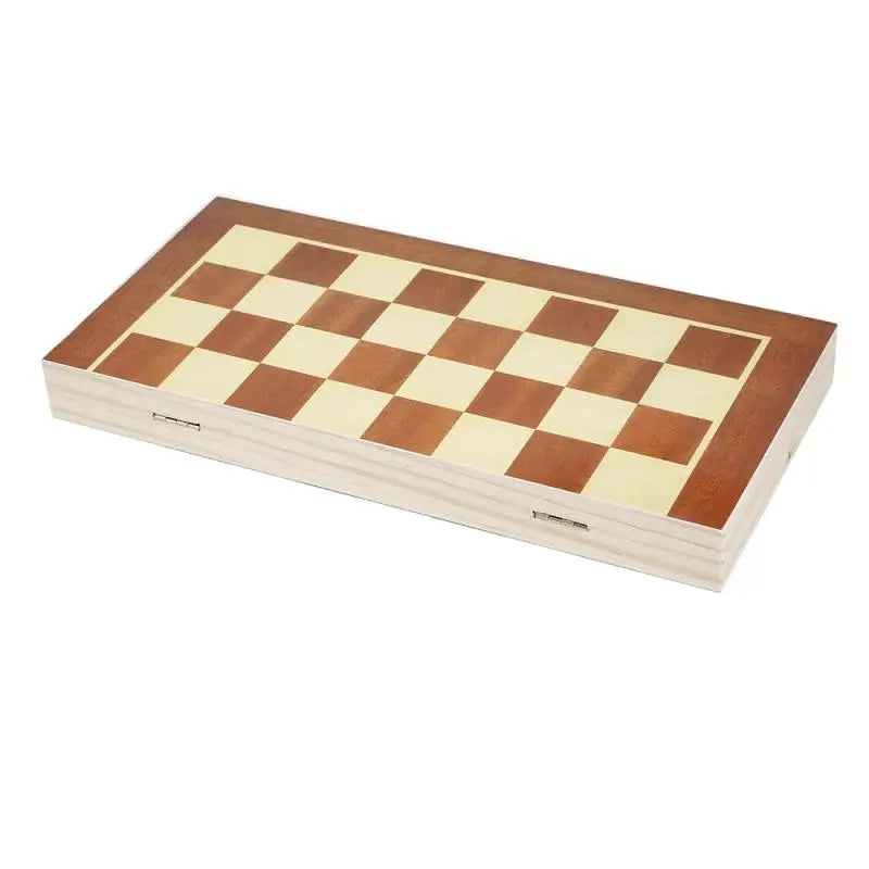 Elegant Mobile Wooden Chess Set | Foldable and Portable