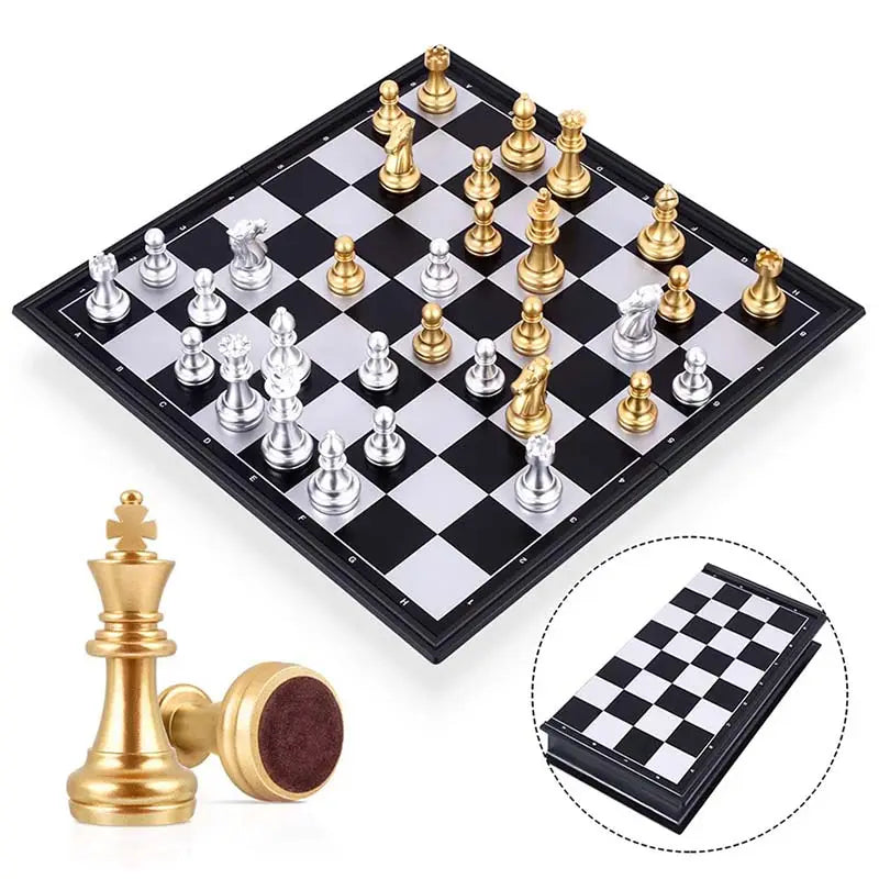 Cb games Chess/Magnetic Ladies 25x25 cm Board Game Golden