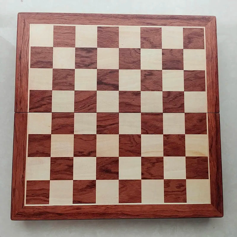 Luxurious Wooden Chess board with Metal Chess Pieces | Home Ornaments Collection