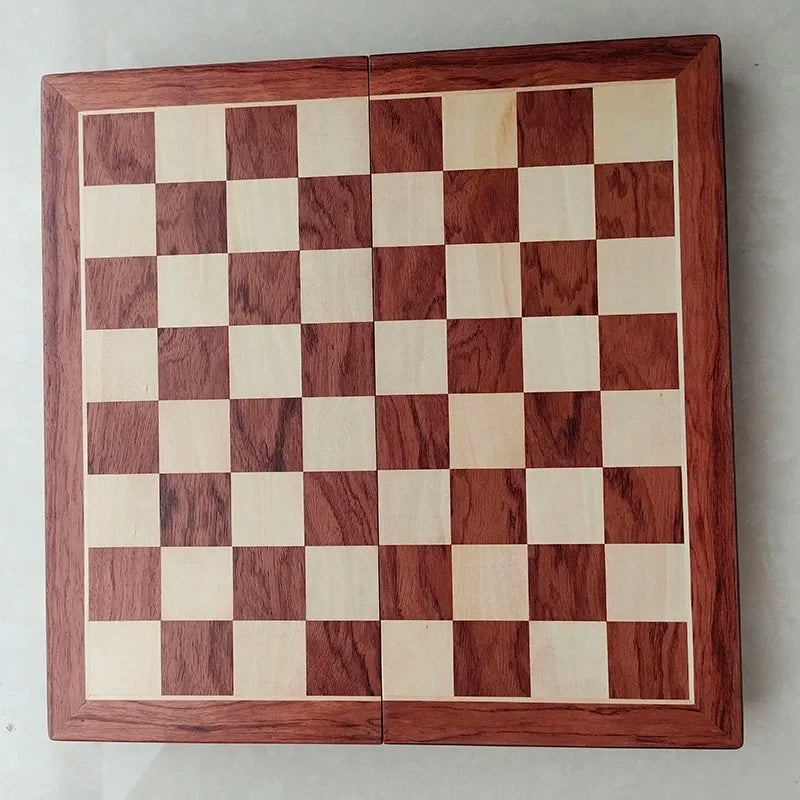 Luxurious Wooden Chess board with Metal Chess Pieces | Home Ornaments Collection